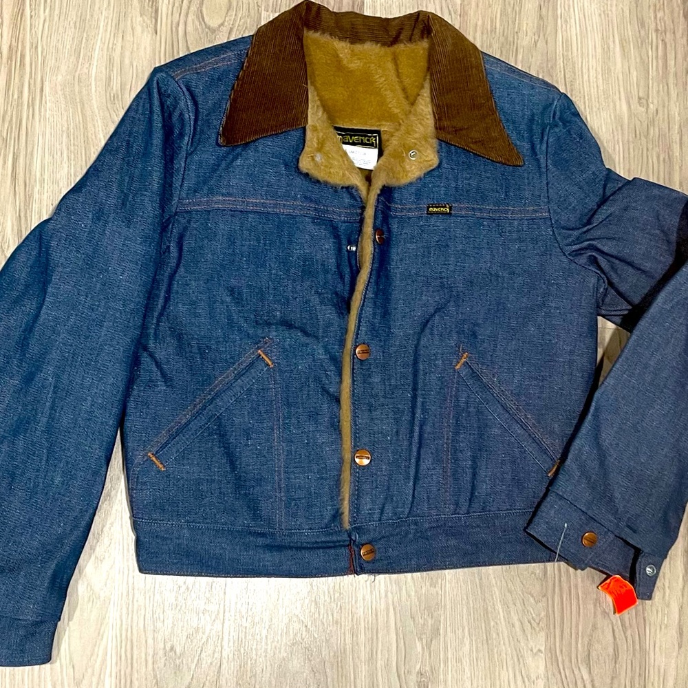 Vintage Maverick Denim Lined Size 18- 1970s Rare